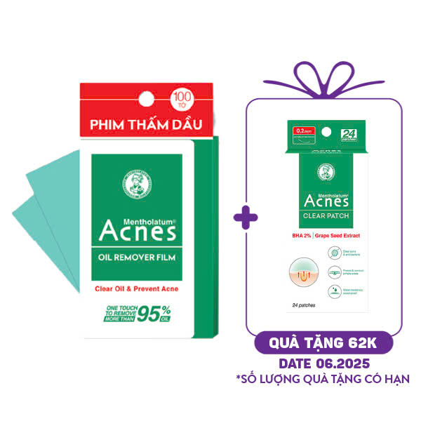 Phim Thấm Dầu Acnes Oil Remover Film (100 tờ)