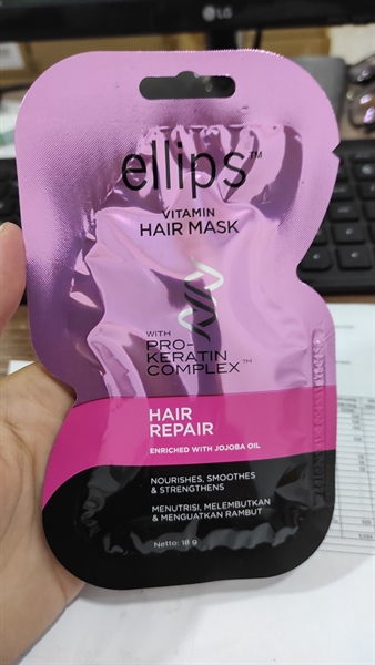 Ellips Vitamin Hair Mask 18g #Repair (Hồng) 15K SALE