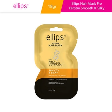 Ellips Vitamin Hair Mask 18g #Smooth & Silky (vàng) 15K SALE