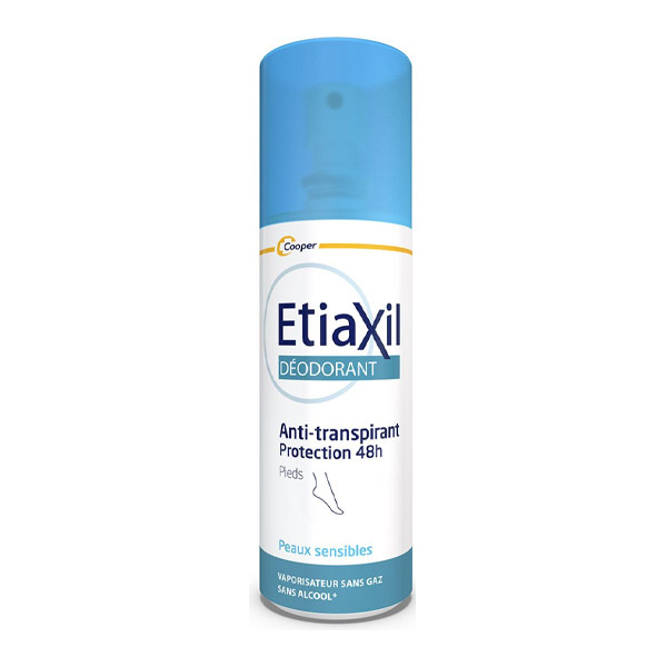 Xịt Khử Mùi Mồ Hôi Chân EtiaXil Déodorant Anti-Transpirant 48h Pieds (100ml)