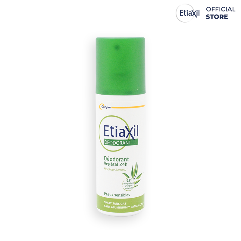 Xịt Khử Mùi Hàng Ngày Chiết Xuất Nha Đam EtiaXil Deodorant Vegetal 24H Spray Sans Gaz (100ml)