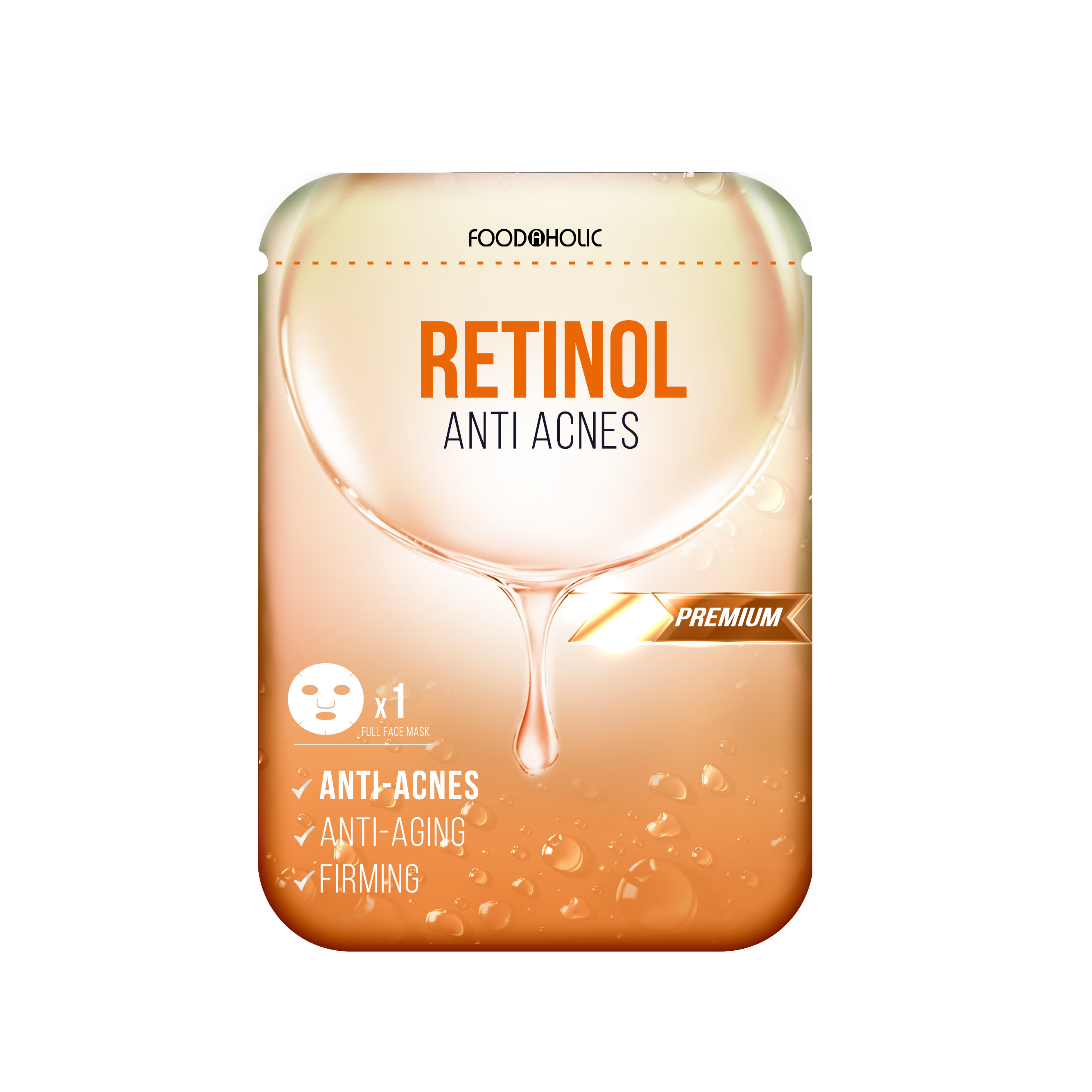 Mặt Nạ Foodaholic Retinol Giảm Mụn & Tái Tạo Da Retinol Anti Acnes Mask (23ml)