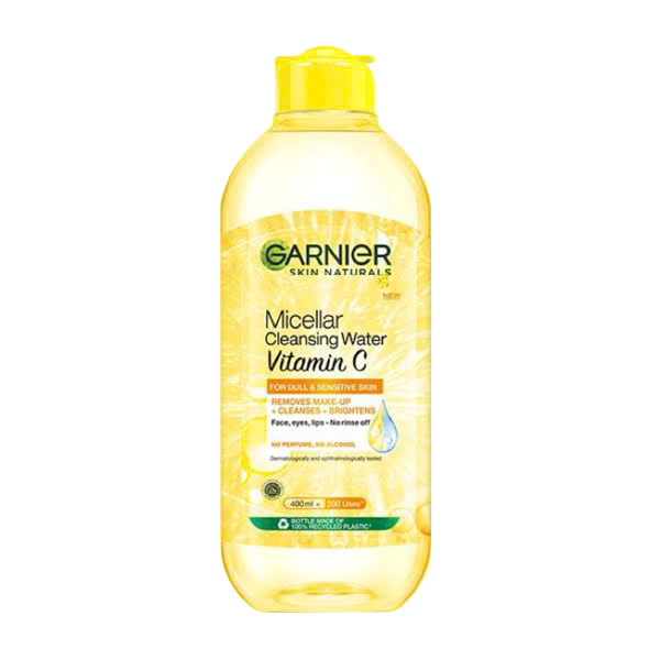 Nước Tẩy Trang Dành Cho Da Xỉn Màu, Nhạy Cảm Garnier Micellar Cleansing Water Vitamin C For Dull & Sensitive Skin (400ml)