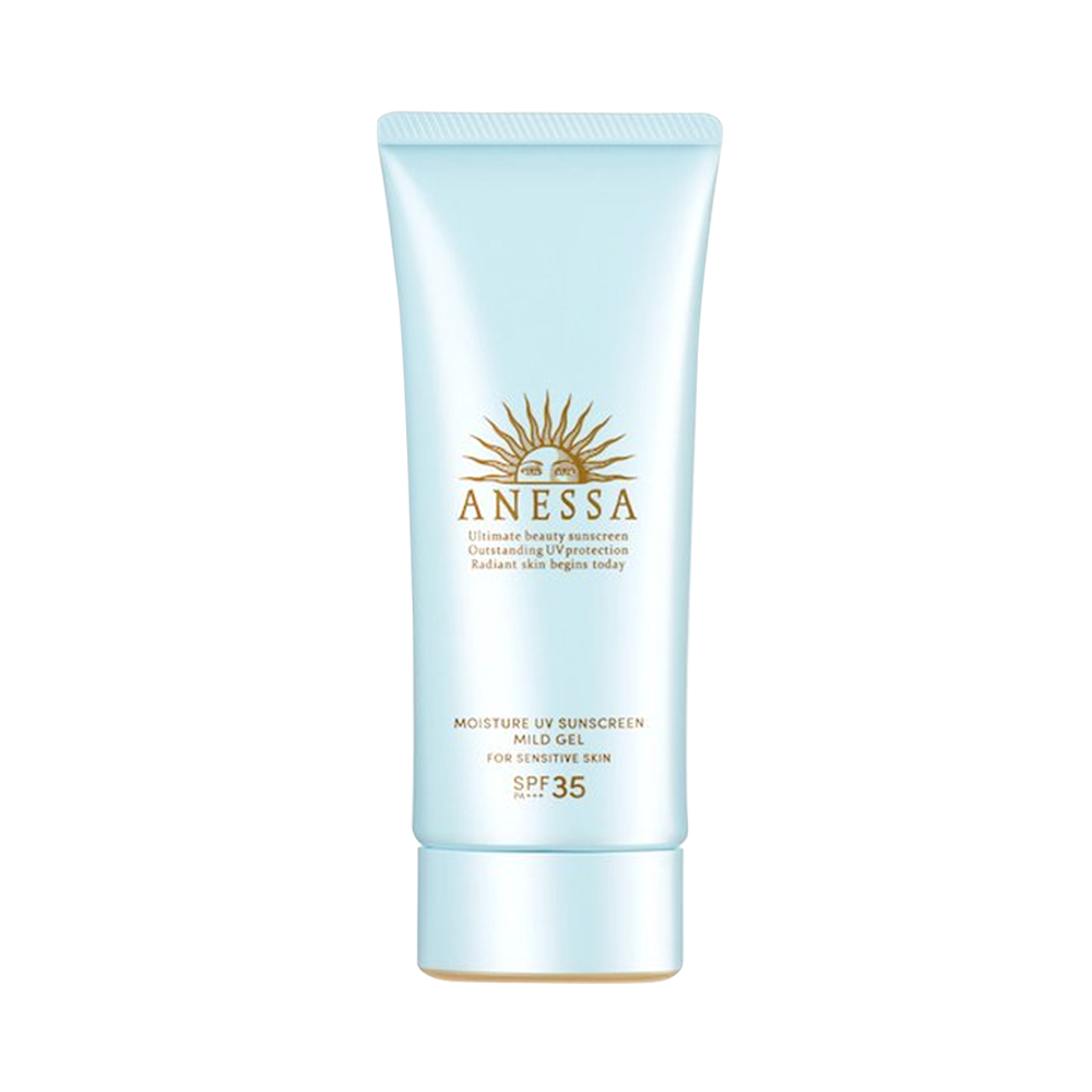 Gel Chống Nắng Dịu Nhẹ Cho Da Nhạy Cảm & Trẻ Em Anessa Moisture  UV Sunscreen Mild Gel For Sensitive Skin SPF35/PA+++ (90g)