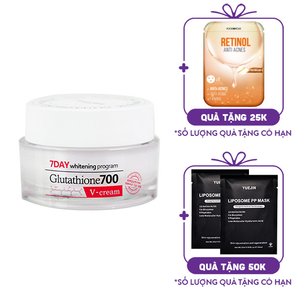 Kem Dưỡng Trắng Da Angel’s Liquid Whitening Program Glutathione 700 V-Cream (50g)