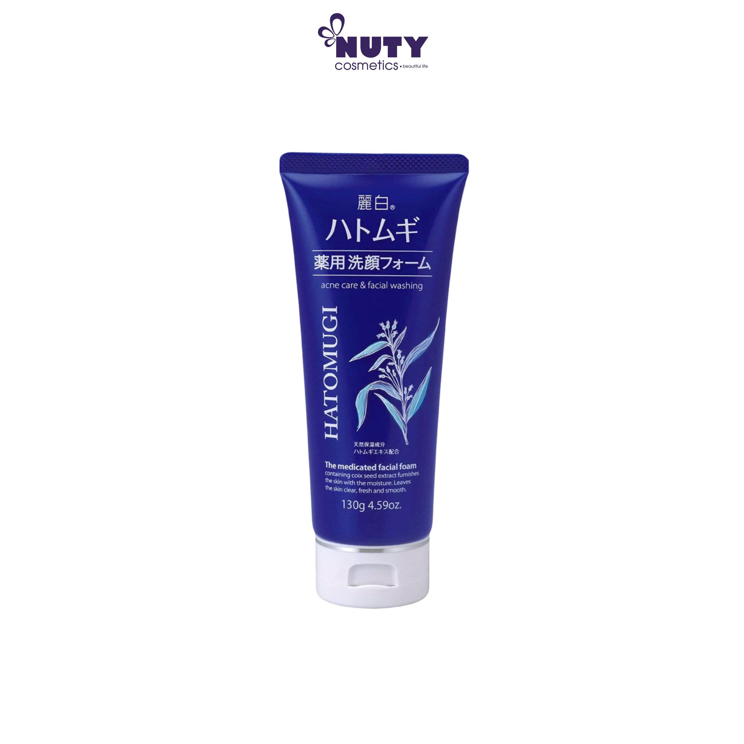 Sữa Rửa Mặt Hatomugi Acne Care Facial Washing The Medicated Facial Foam (130g)