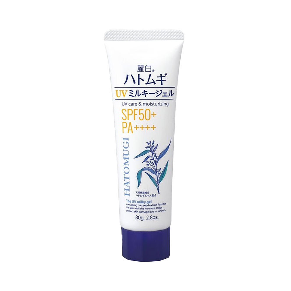 Sữa Dưỡng Chống Nắng Hatomugi UV Care & Moisturizing The UV Milky Gel SPF50+/PA++++ (80g)