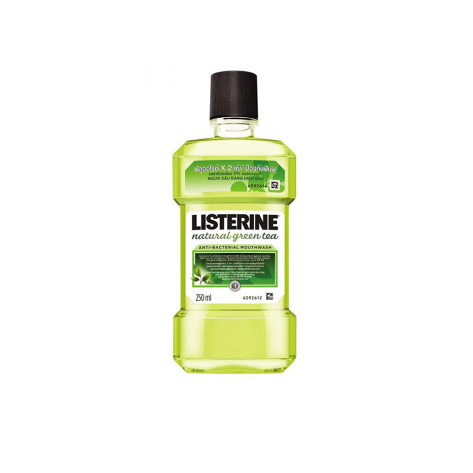 Listerine Nước súc miệng Natural Green Tea 250ml 69K
