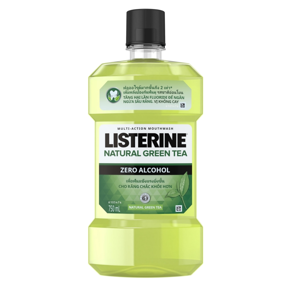 Listerine Nước súc miệng Natural Green Tea 750ml 140K SALE