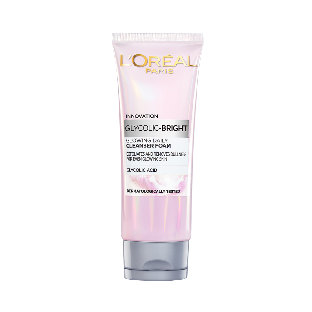 Sữa Rửa Mặt Hỗ Trợ Sáng Da Loreal Glycolic-Bright Glowing Daily Cleanser Foam (100ml)