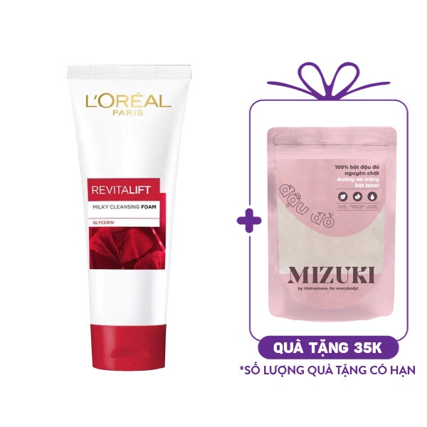 Sữa Rửa Mặt Săn Chắc Da Loreal Revitalift Milky Cleansing Foam (100ml)